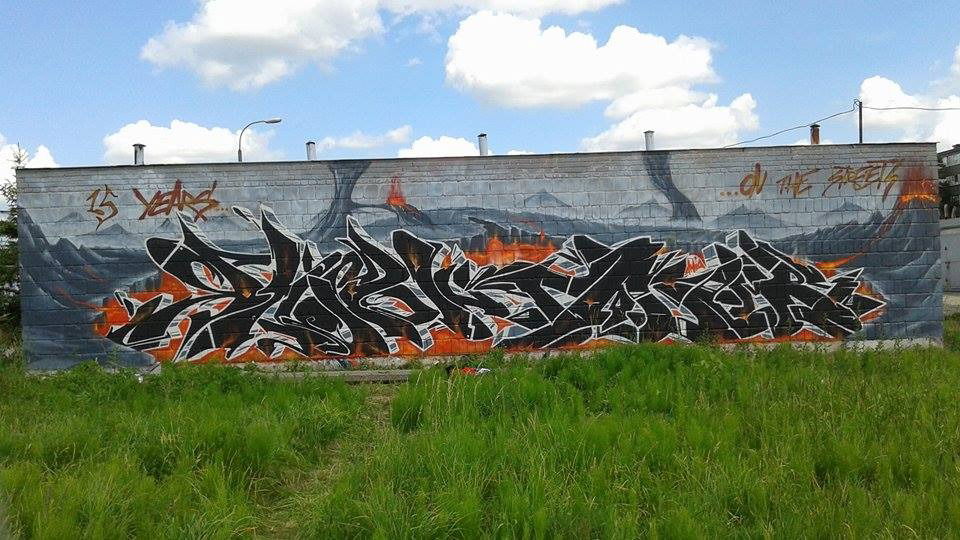 Graffiti Wall in Polska - Photo by tabor1 (2015)