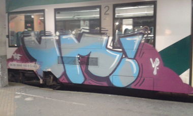 Graffiti Train - Photo by taggman143