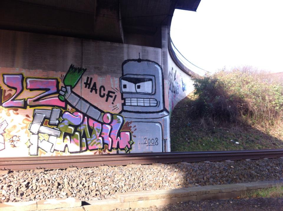 Graffiti Bombing - Photo by taggman143