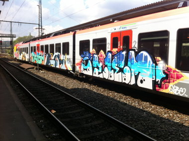 Graffiti Train - Photo by taggman143