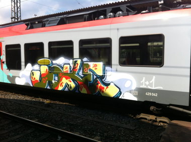 Graffiti Train - Photo by taggman143