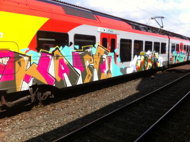 Graffiti Train - Photo by taggman143