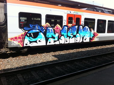 Graffiti Train - Photo by taggman143