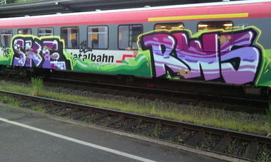 Graffiti Train - Photo by taggman143