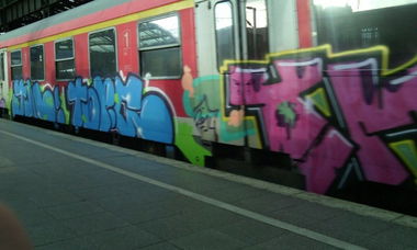 Graffiti Train - Photo by taggman143