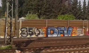 Graffiti Bombing - Photo by taggman143