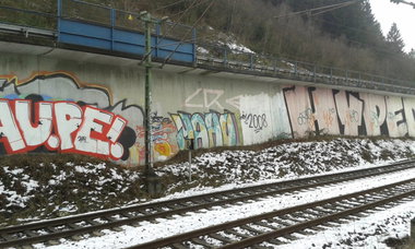 Graffiti Bombing - Photo by taggman143