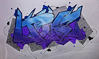Graffiti Sketch - Photo by tahlesfousart