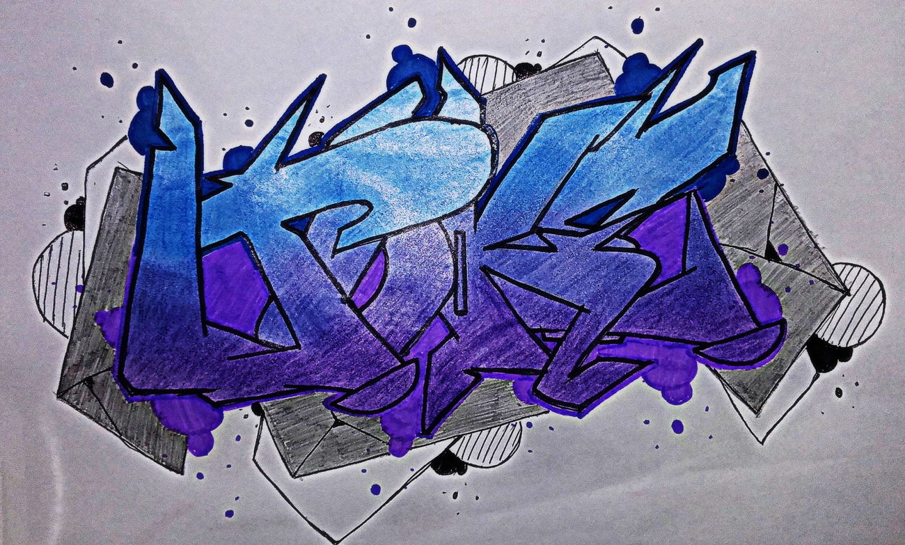 Graffiti Sketch - Photo by tahlesfousart