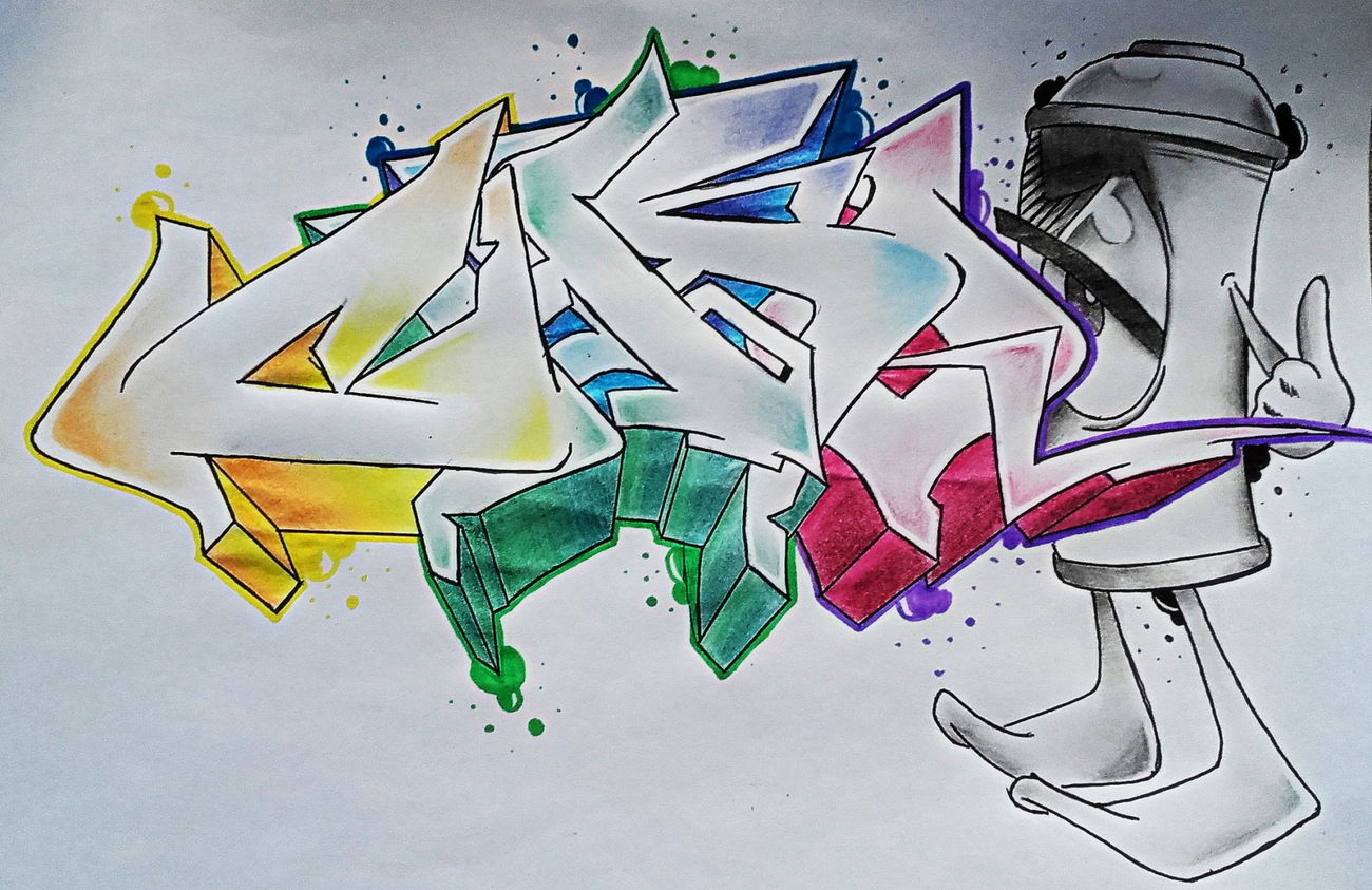 Graffiti Sketch - Photo by tahlesfousart
