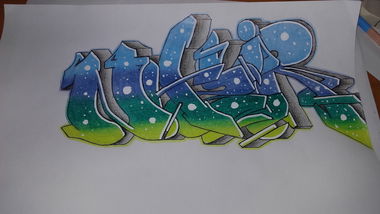 Graffiti Sketch - Photo by tahlesfousart - graffiti