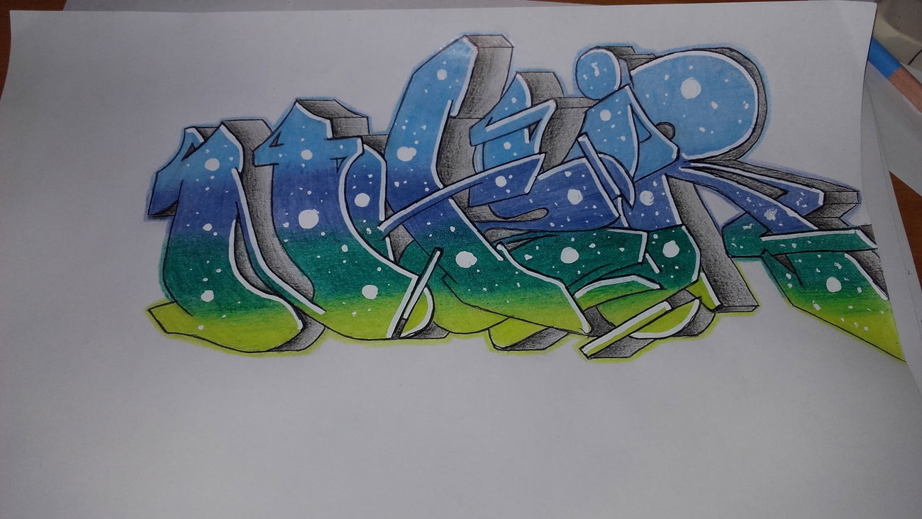 Graffiti Sketch - Photo by tahlesfousart - graffiti