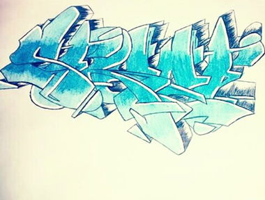 Graffiti Sketch - Photo by tahlesfousart