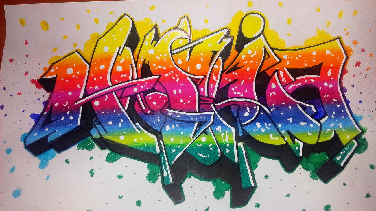 Graffiti Sketch - Photo by tahlesfousart - graffiti