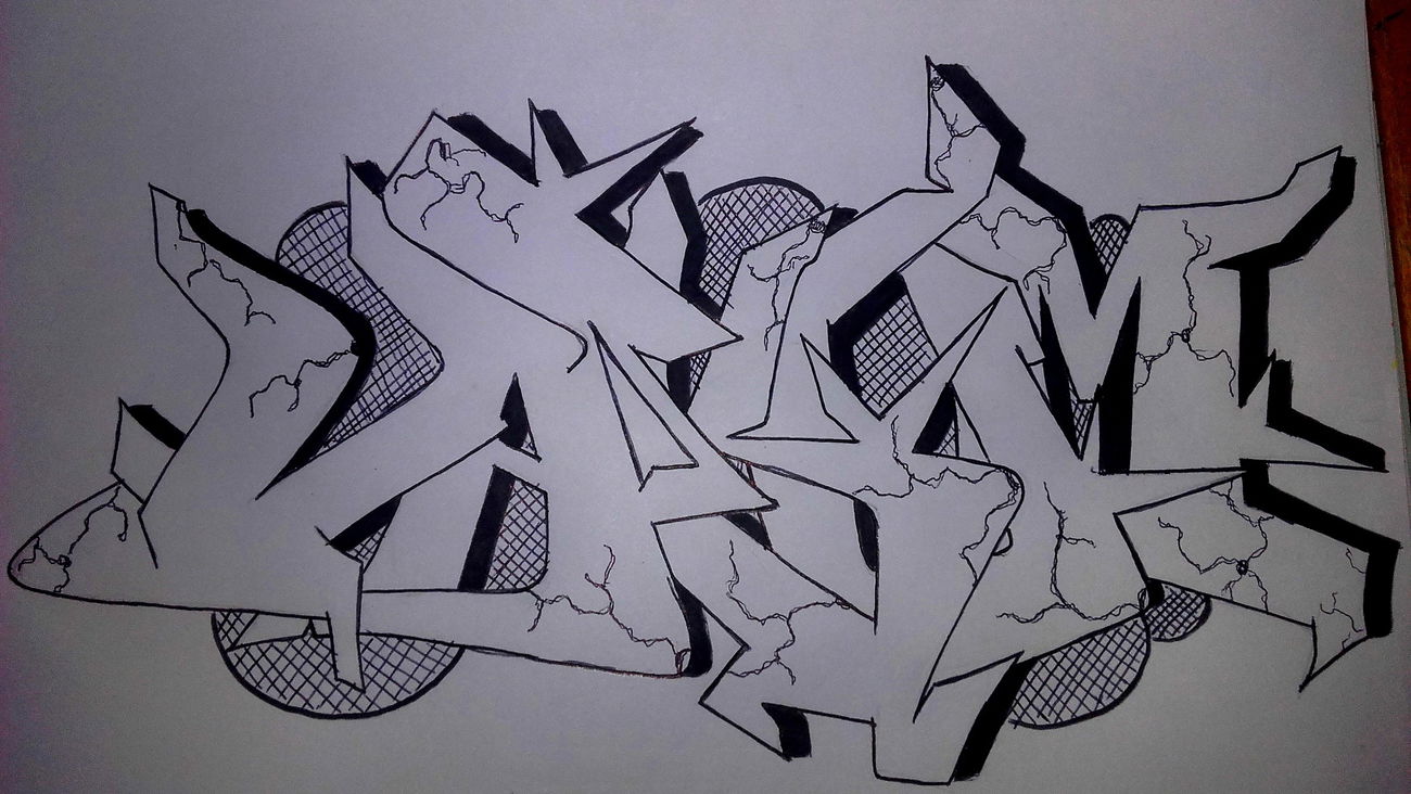 Graffiti Sketch - Photo by tahlesfousart - graffiti