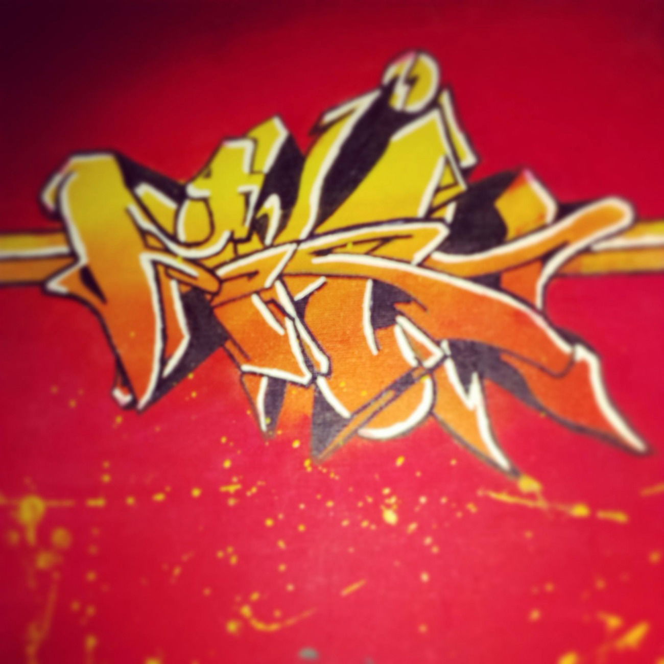 Graffiti Wall - Photo by tahlesfousart