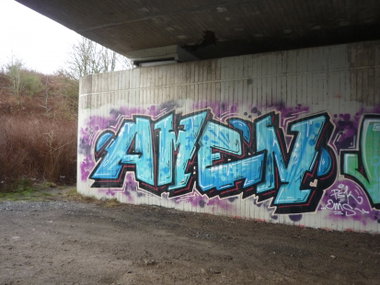 Graffiti Wall in Oldenburg - Photo by tampa911 - Amen