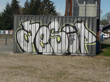 Graffiti Bombing in Oldenburg - Photo by tampa911 - Aesop