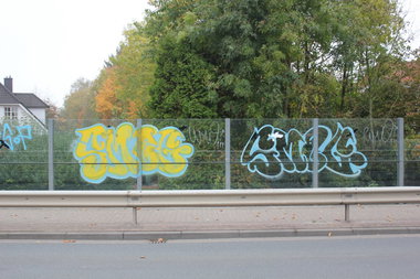 Graffiti Wall in Oldenburg - Photo by tampa911 - Smog
