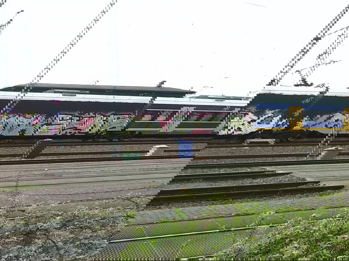 Graffiti Train in Oldenburg - Photo by tampa911 - swk, swk's