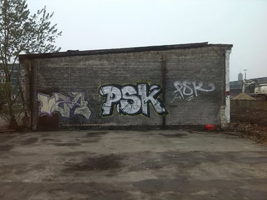 Graffiti Wall in Oldenburg - Photo by tampa911 - Psk, Vza