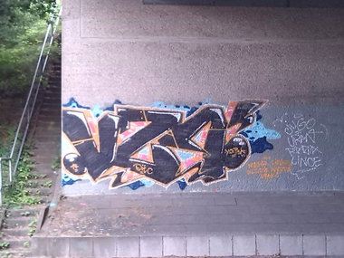 Graffiti Wall in Oldenburg - Photo by tampa911 - Vza