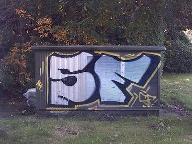 Graffiti Bombing in Oldenburg - Photo by tampa911 - SF