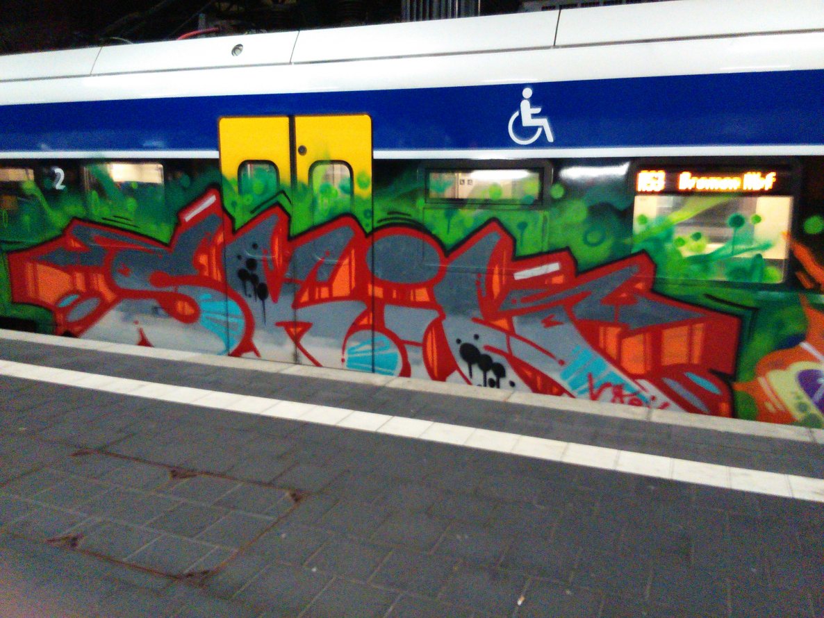 Graffiti Train in Oldenburg - Photo by tampa911 - Skin