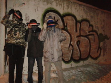 Graffiti Bombing - Photo by tayko - RKS, boys