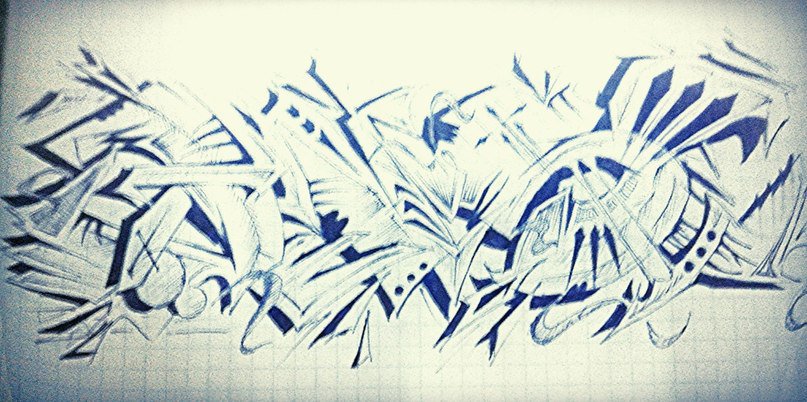 Graffiti Sketch in Nizhny Novgorod - Photo by tayko - Anser