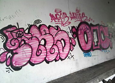 Graffiti Bombing - Photo by tayko - RKS, OTS