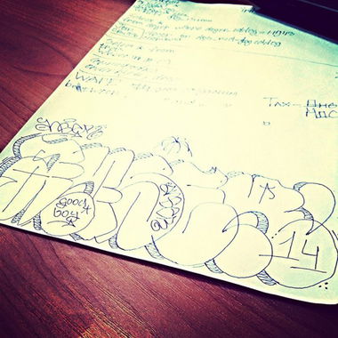 Graffiti Sketch - Photo by tayko - Anser