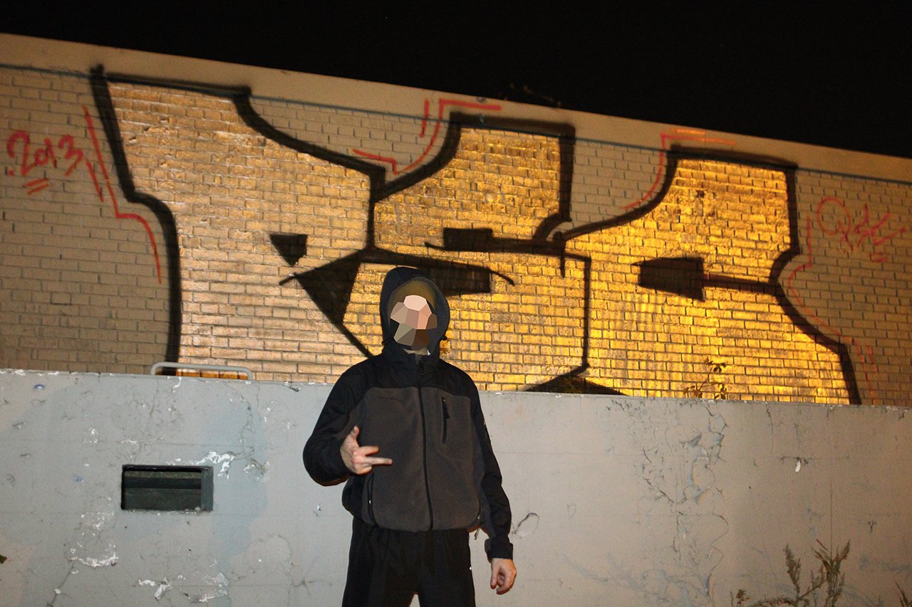 Graffiti Bombing - Photo by tazkforcealpha - prairie, social, club (2013)