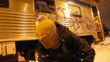 Graffiti Train - Photo by tazkforcealpha