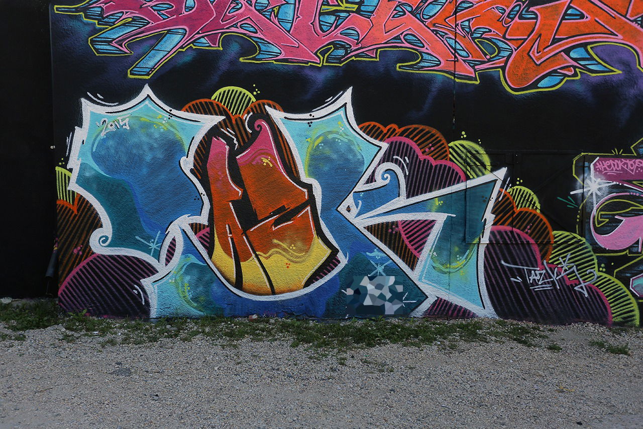 Graffiti Wall - Photo by tazkforcealpha (2015)