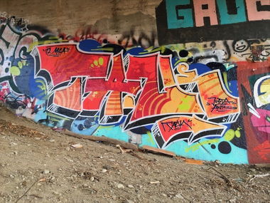Graffiti Wall in Kanada - Photo by tazkforcealpha (2017)