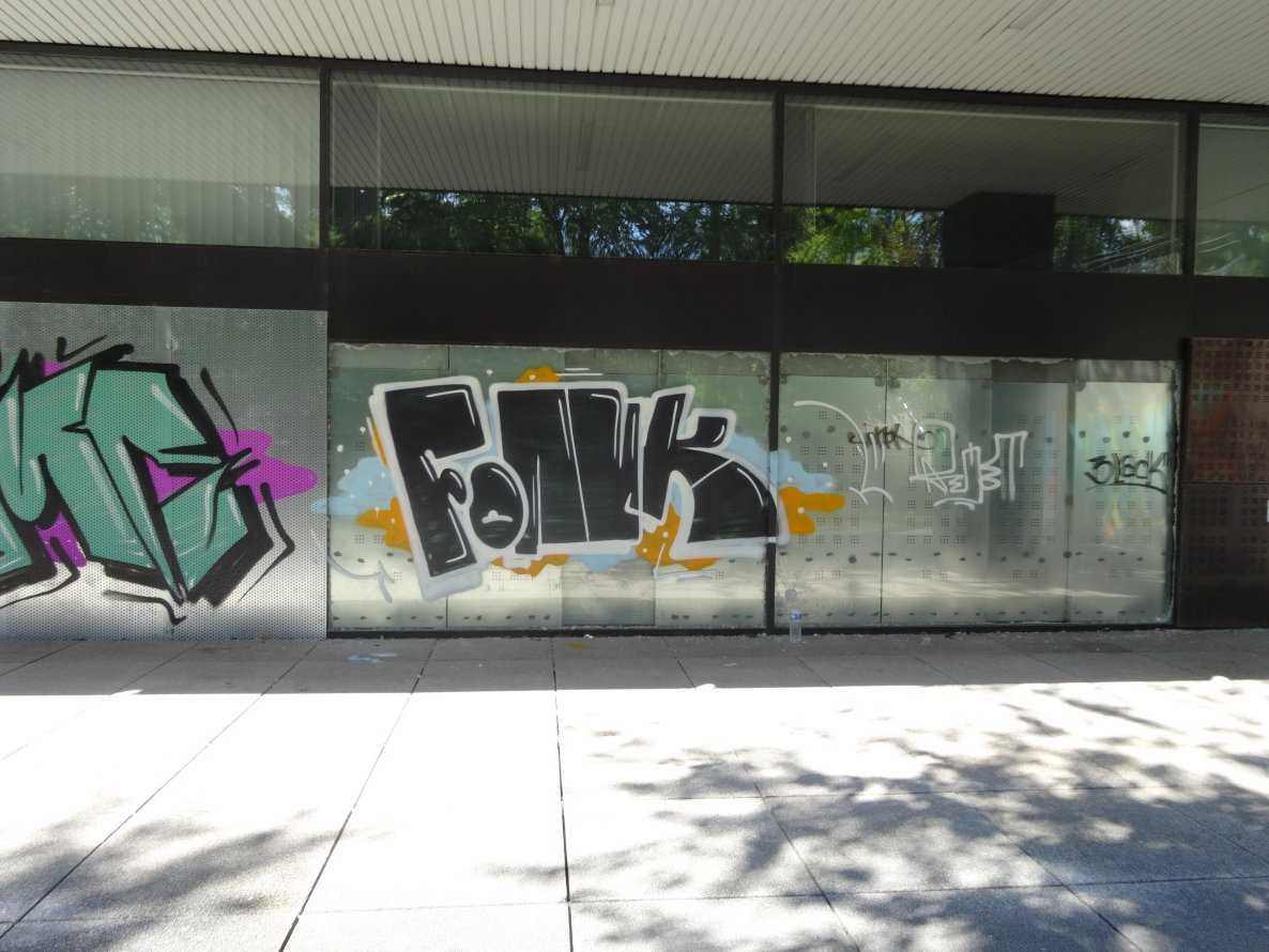 Graffiti Bombing - Photo by teaka - Fonk, RMT (2014)