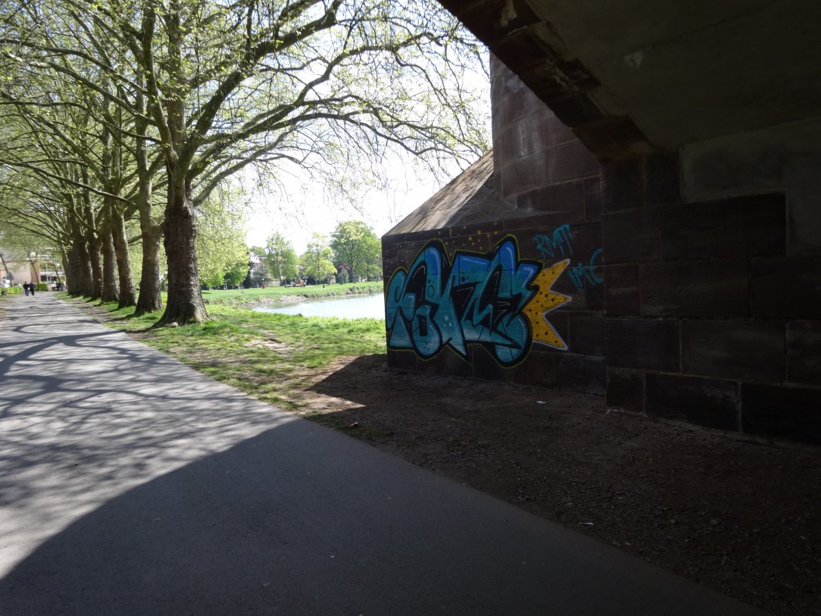 Graffiti Bombing - Photo by teaka - Fons, RMT (2014)