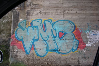 Graffiti Bombing - Photo by teaka - IMC, Ramyt, RMT (2013)