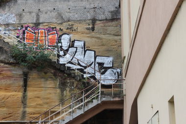 Graffiti Wall - Photo by teaka - imc