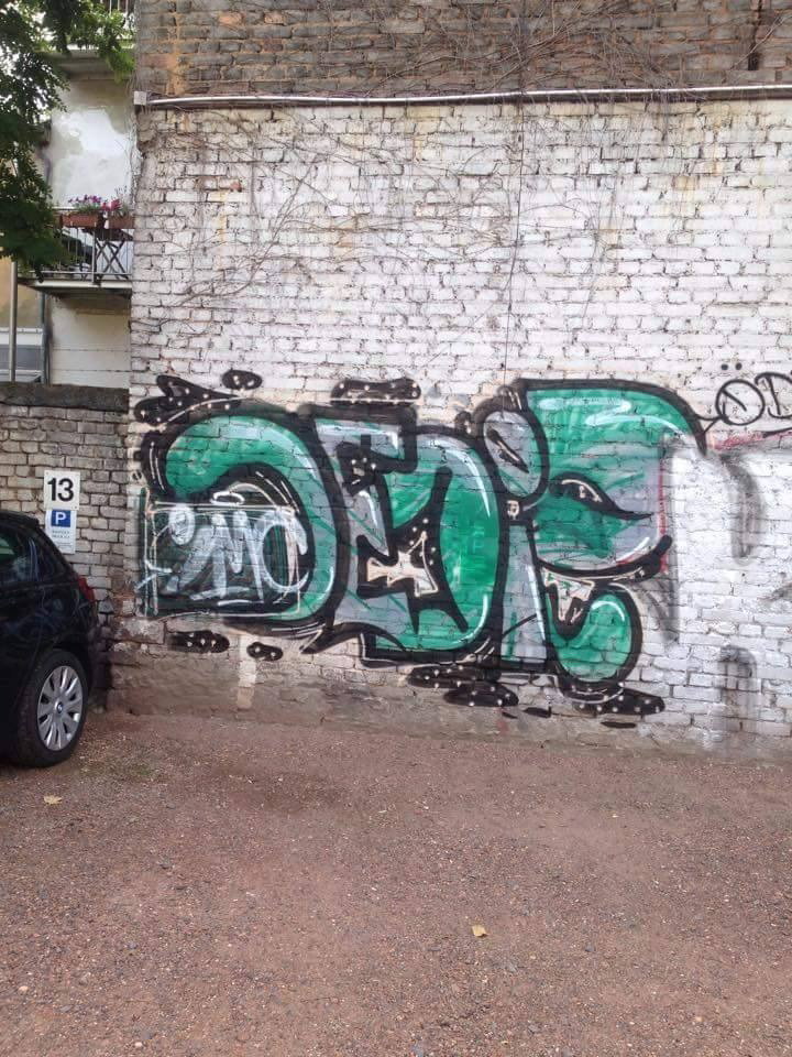 Graffiti Wall - Photo by teaka - imc
