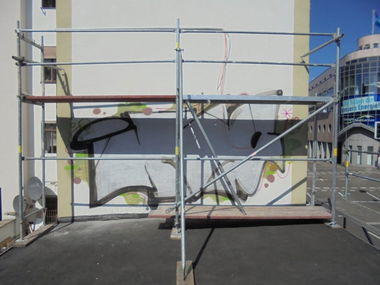 Graffiti Bombing - Photo by teaka - imc