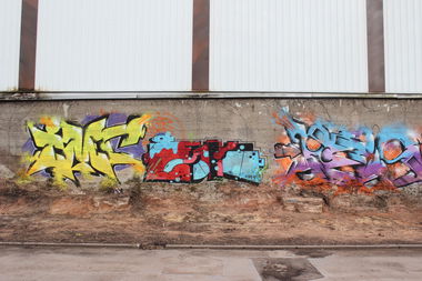 Graffiti Wall - Photo by teaka - imc