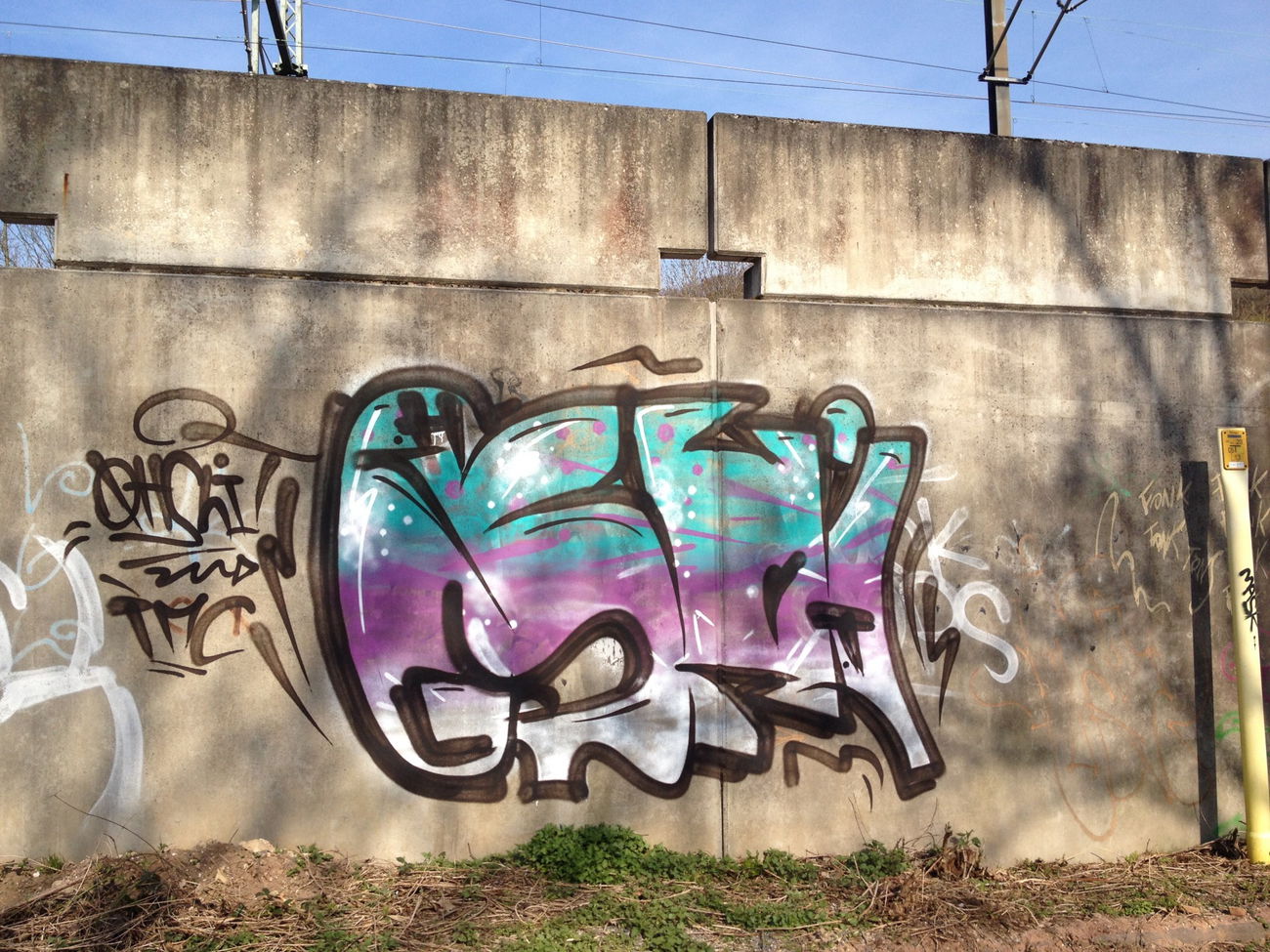 Graffiti Bombing - Photo by teaka - OSHI, IMC