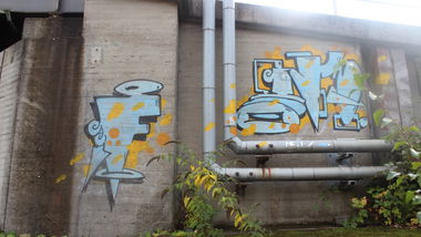 Graffiti Wall - Photo by teaka - imc