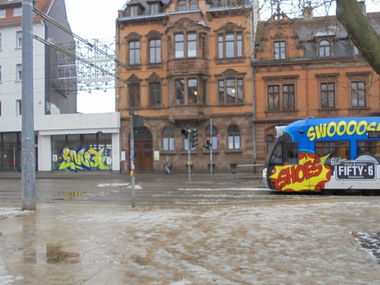 Graffiti Bombing - Photo by teaka - imc