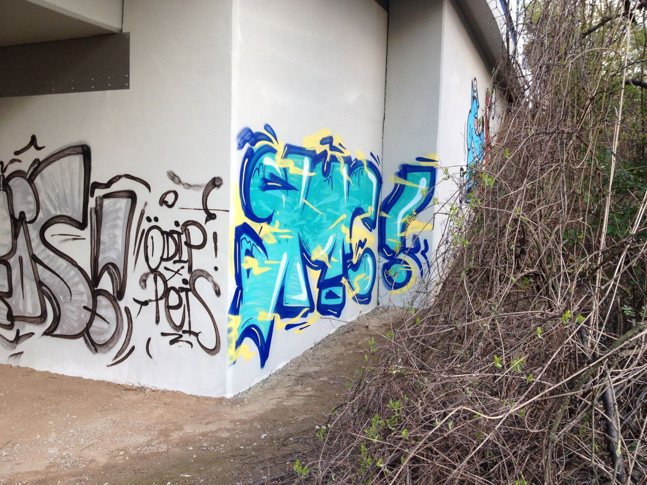 Graffiti Bombing - Photo by teaka - IMC