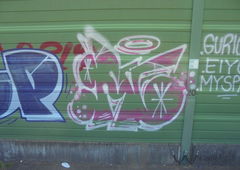 Graffiti Bombing - Photo by teaka - imc