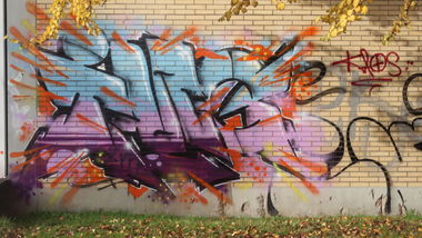 Graffiti Wall - Photo by teaka - imc