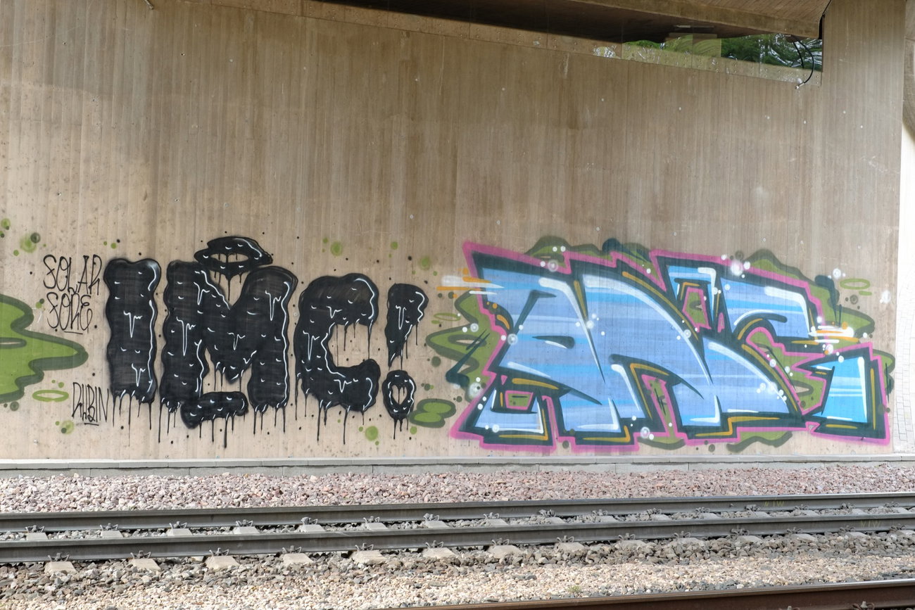 Graffiti Wall - Photo by teaka - IMC, ANC